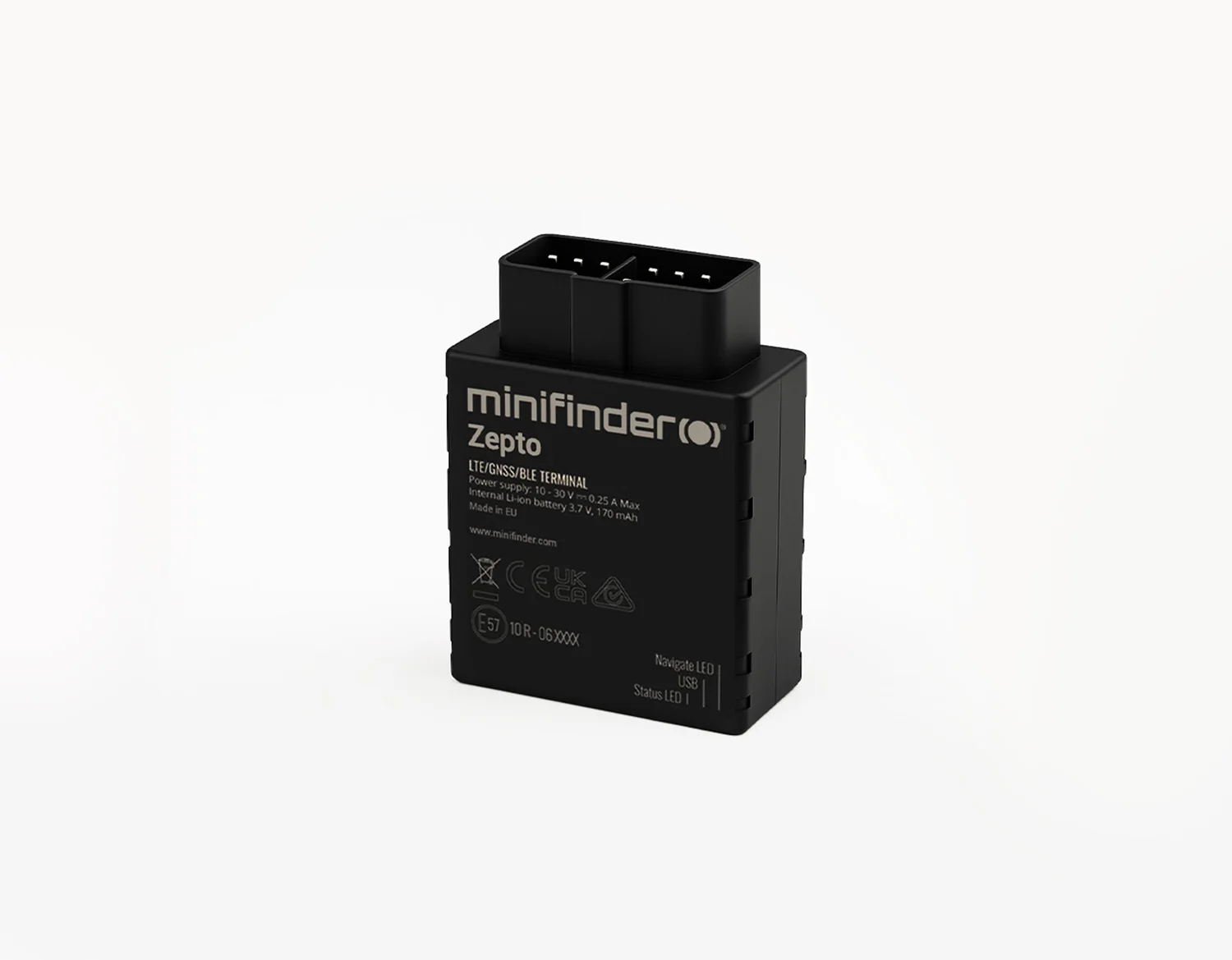 MiniFinder Zepto för bilens OBD-uttag