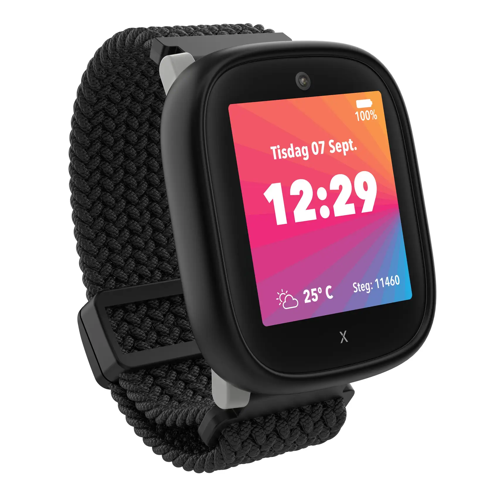 Svart Xplora X6Play Gen2 GPS-klocka för barn